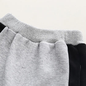 Boys Grey Alphanumeric Printed Polo Sweatshirt With jogger Co-ord Sets Sets