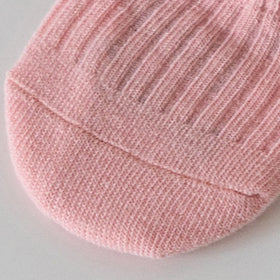 Pack of 5 Girls Multicolour Ribbed Knit Cotton Shoe Liner Socks Socks