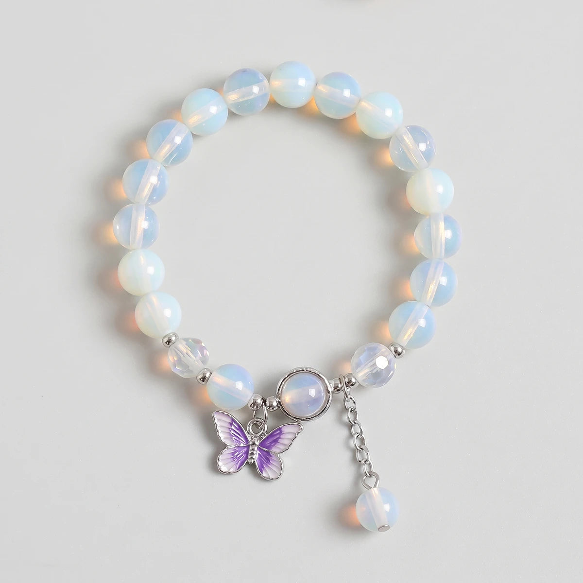 Pack Of 4 Girls Multicolour Butterfly Beads Bracelet Sets Bracelet