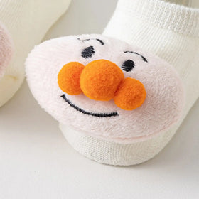 Pack of 3 Girls Multicolour Embroidered Applique Ankle Length Socks Socks