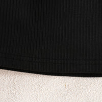 Girls Sleeveless Denim Jacket With Orange Pleated Skirt And Camisole Top Set 3 pc. Sets