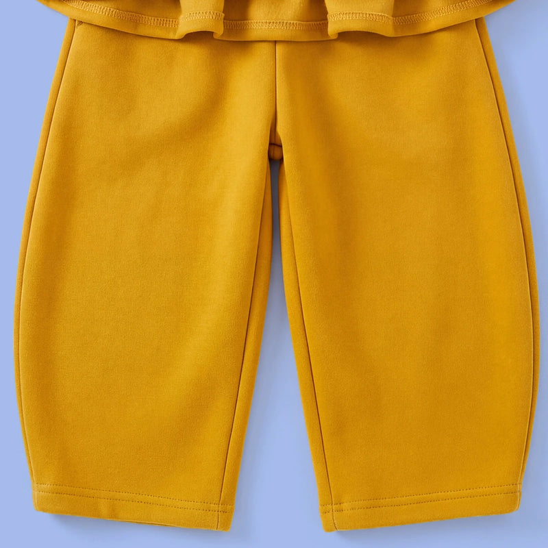 Girls Mustard Long Sleeve Jacket With Pants Sets 2 pc. Sets
