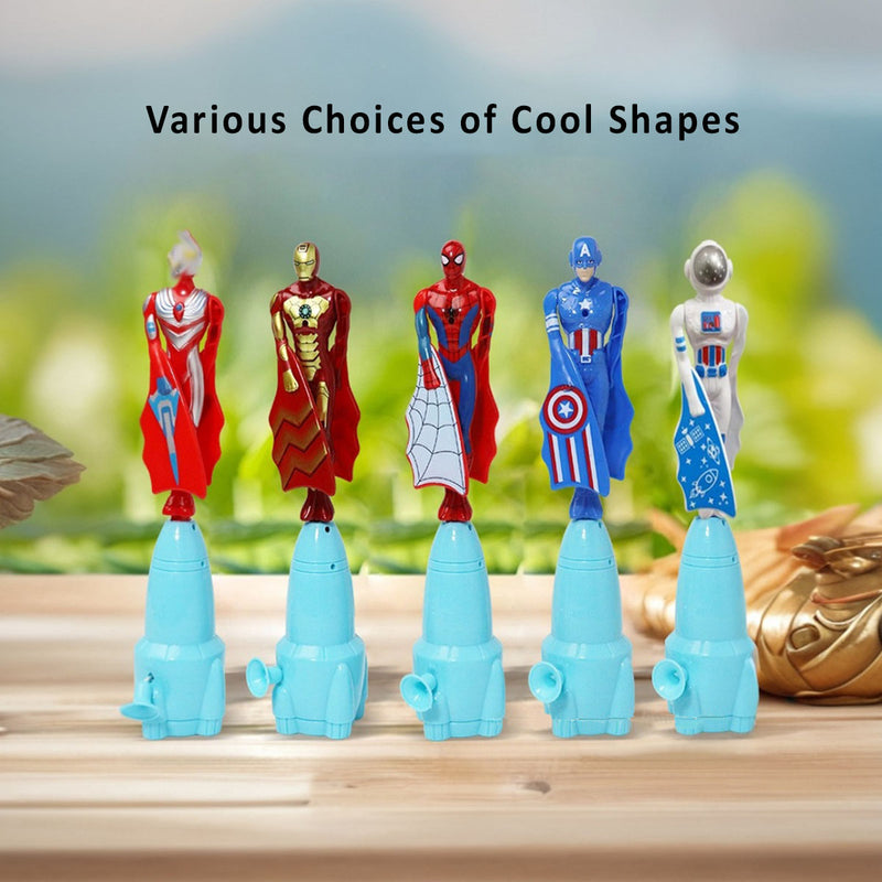 Kids Super Hero Pull-String Flying Action Figure Toy Trending Accessories