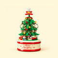 Christmas Tree Music Box Building Blocks Set - 683 PCS 3 Year Plus Trending Accessories Dark Green Onesize