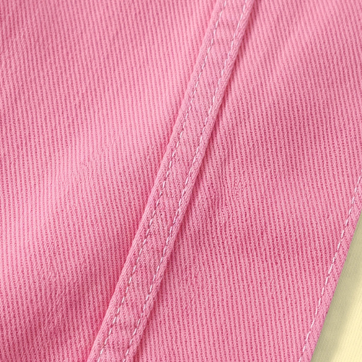 Girls Pink Long Sleeve Typography Denim Jacket Coats & Jackets