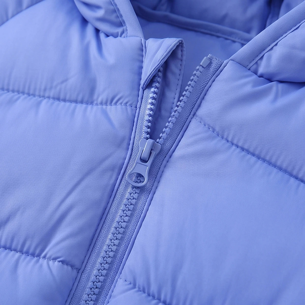 Boys Blue Hooded Quilted Puffer Jacket Coats & Jackets