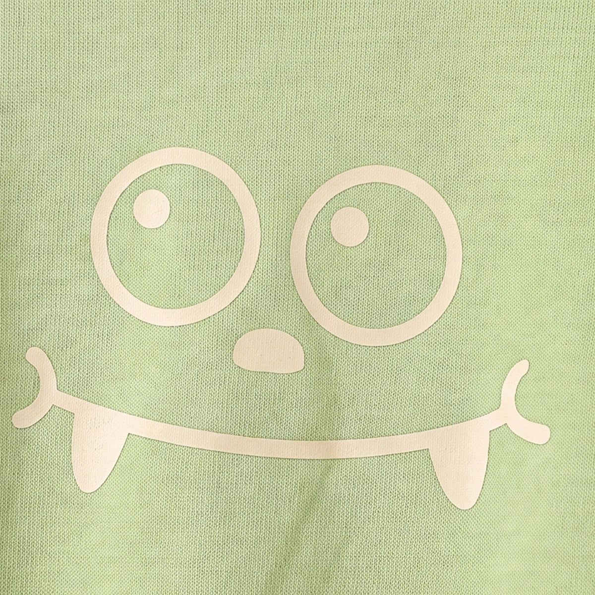Boys Light Green Smiley Printed Sweatshirt & Joggers Co-ord Sets Sets