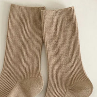 Pack of 6 Boys Multicolour Ribbed Knit Calf Length Socks Socks