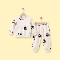 Boys Off White Animal Print Sweatshirt With Pants Sets 2 pc. Sets Off White 1-2 Y
