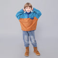 Boys Blue Solid Solid Pullover Sweatshirt Sweatshirts & Hoodies Blue 2-3 Y