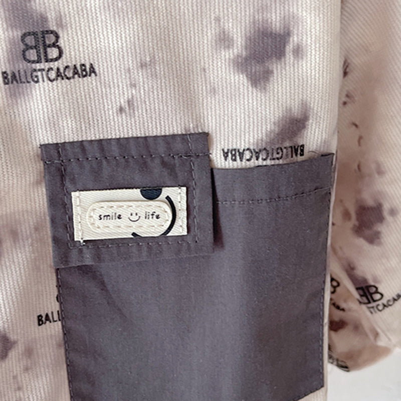 Boys Brown Abstract Printed Shirt With Printed T-Shirt & Pants Set Sets