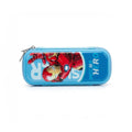 Iron Man Kids Hard Shell Pencil Case with Zipper Trending Accessories Blue Onesize