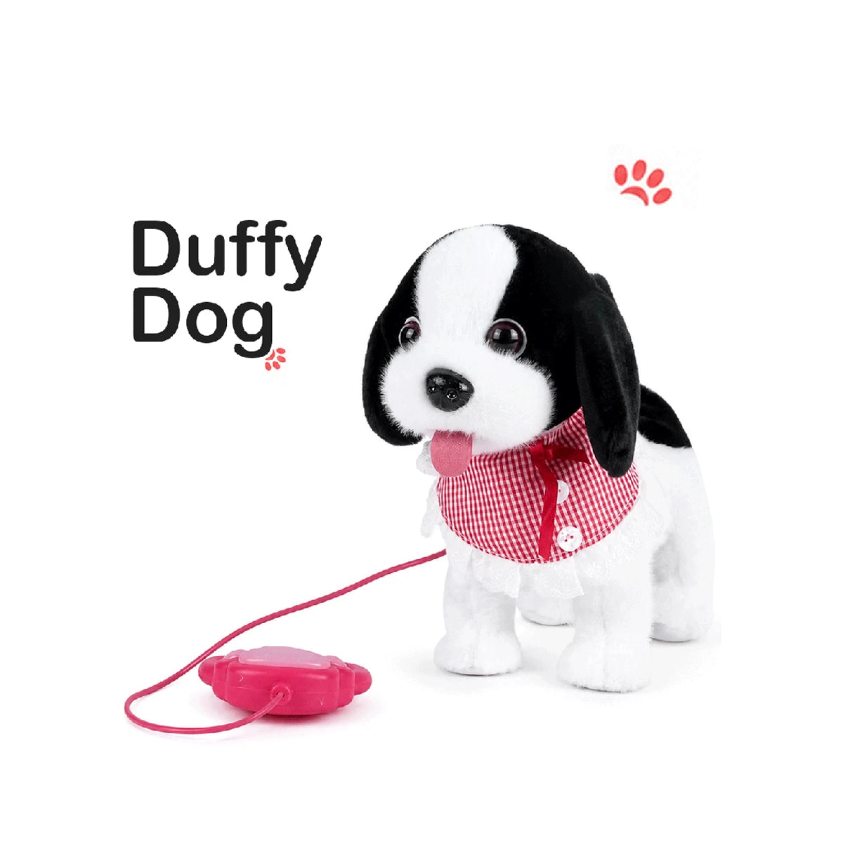 Duffy Dog RC Walking Barking Musical Plush Toy Interactive Gift Kids Boys and Girls 3 Years Plus Trending Accessories Multicolor Onesize