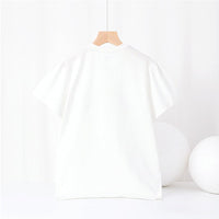 Girls Printed Short Sleeves Casual T-Shirt Tshirts   