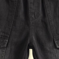 Boys Black Relaxed Fit Pants Pants