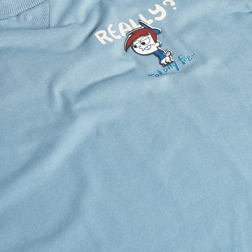 Boys Blue Graphics Short Sleeve T-Shirt With Elasticated Shorts Sets 2 pc. Sets