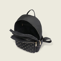 Girls Black Rhinestone Embellished Backpack Trending Accessories