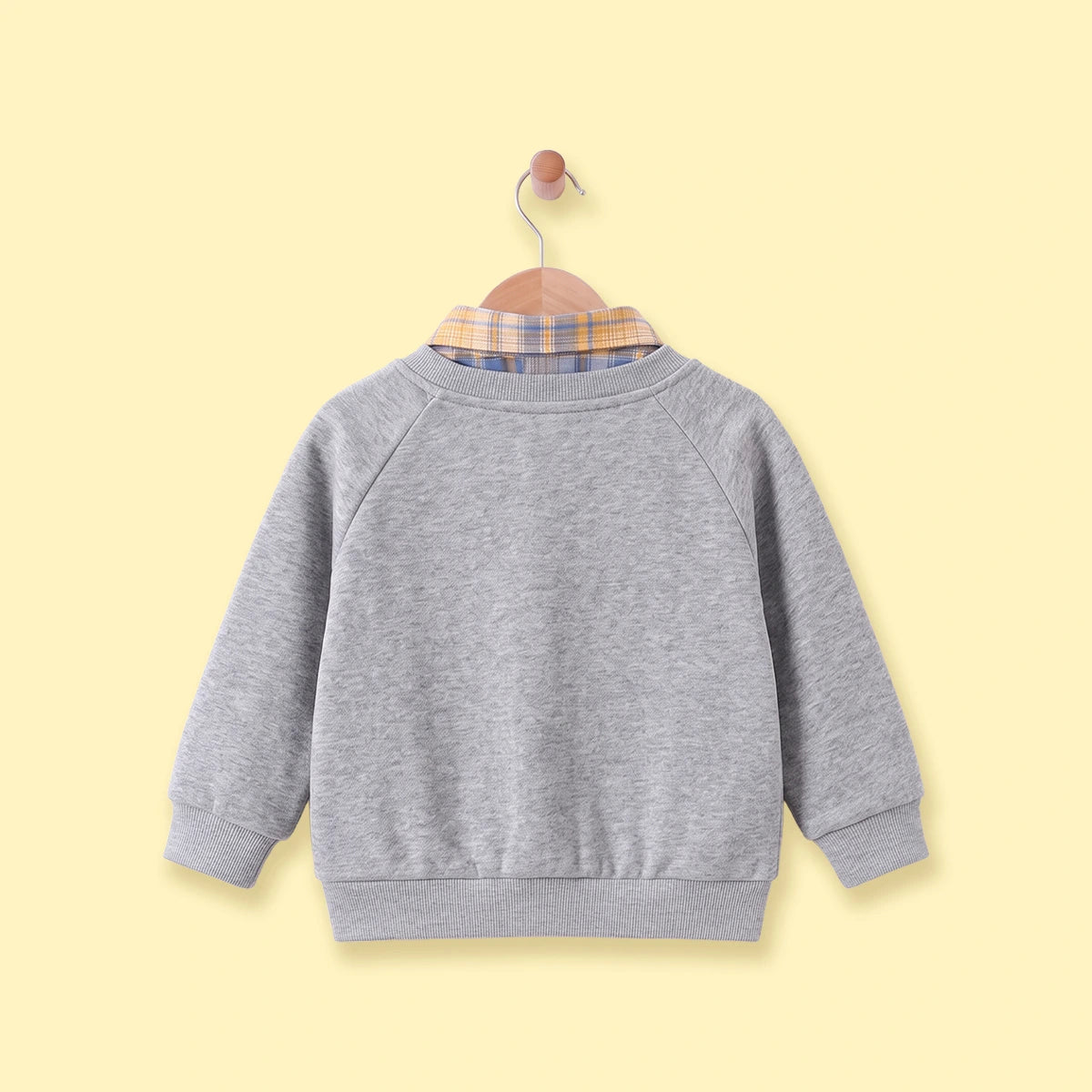 Boys Grey Bear Applique Raglan Sleeve Cardigan Sweaters & Cardigans