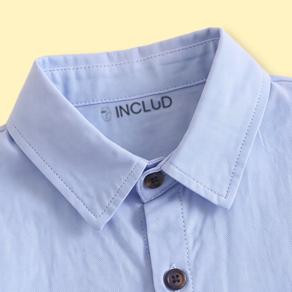 Boys Light Blue Long Sleeve Shirt Shirts