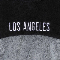 Boys Black Typographic Embroidered Sweatshirt With jogger Sets 2 pc. Sets