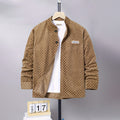 Boys Brown Self-Design Checked Long Sleeves Winter Shirts Shirts Brown 7-8 Y