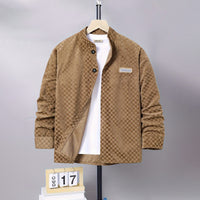 Boys Brown Self-Design Checked Long Sleeves Winter Shirts Shirts Brown 7-8 Y