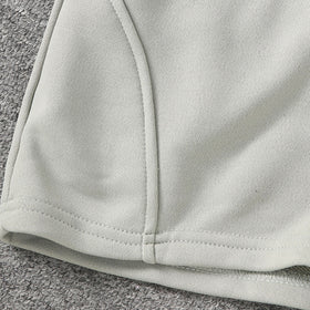 Boys Grey Short Sleeves Front Pocketed T-Shirt With Shorts Set 2 pc. Sets