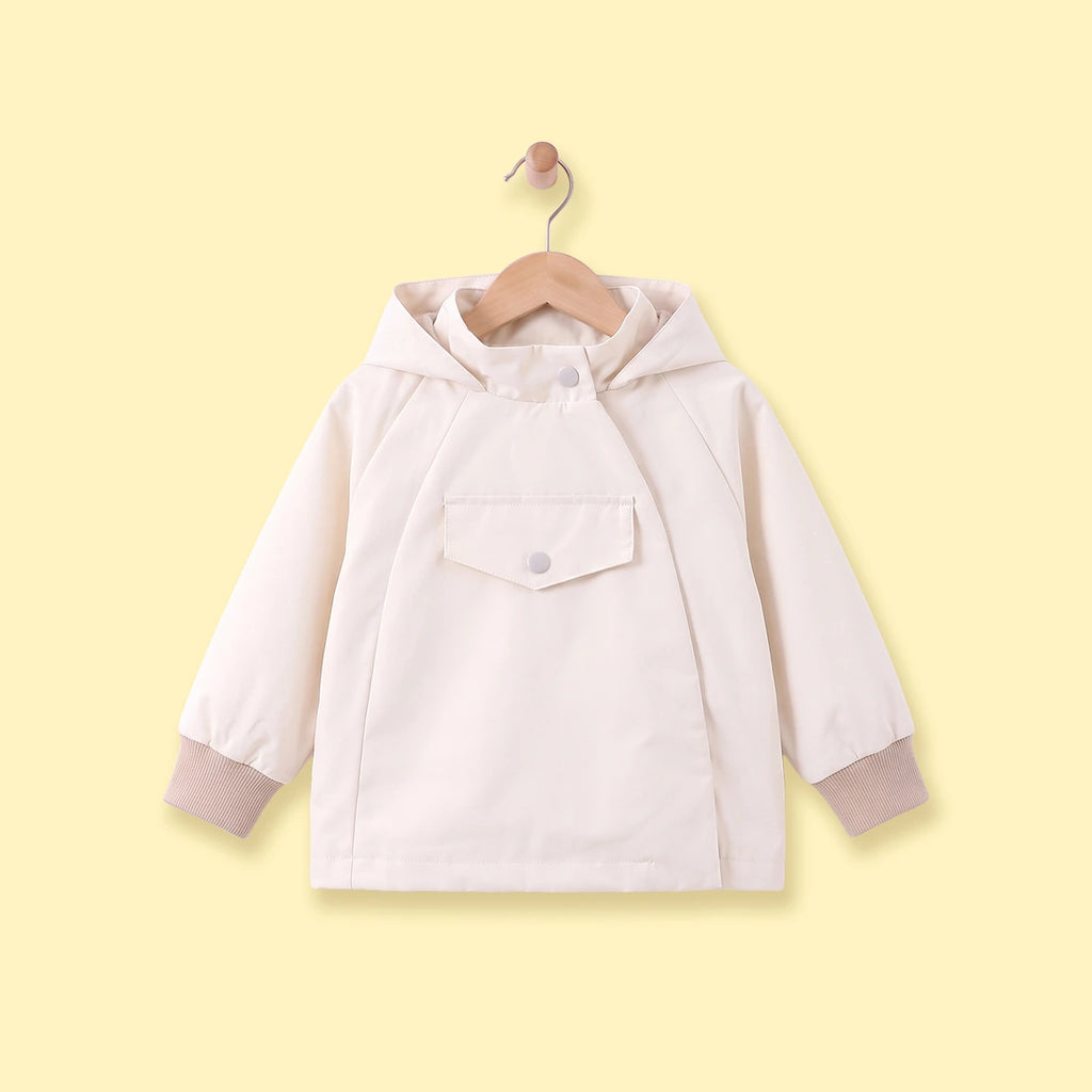 Boys Off White Long Sleeve Hooded Jacket Coats & Jackets Off White 1-2 Y