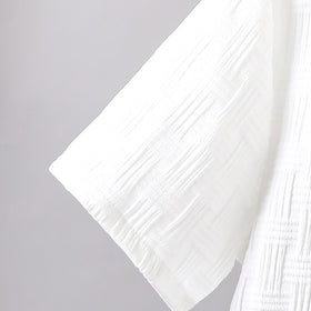 Boys White Typographic Print Shorts Sleeves T-Shirt With Shorts Set Sets