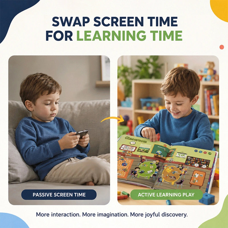 Quick Start Learning Guide -Kids Sound Book- Press, Listen, Play & Learn Toy Trending Accessories