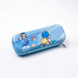 Astronaut Pencil Case -Light Blue 3D Space Gear for Kids