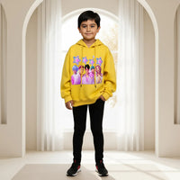 Boys Yellow K-Pop Star Graphics Hoodie Sweatshirts & Hoodies Yellow 1-2 Y