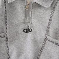 Boys Grey Polo Sweatshirt With Jogger Co-ord Sets Sets
