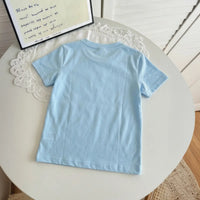 Boys Light Blue Graphic Short Sleeve T-Shirt Tshirts