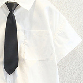 Boys White Solid Short Sleeves Shirt With Shorts Set Sets