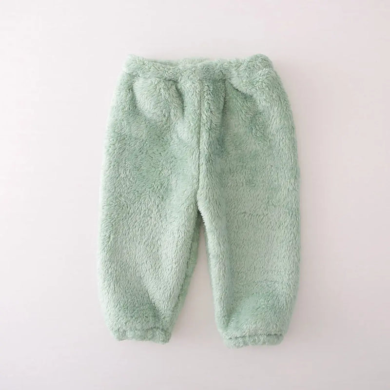Boys Sea Green Fleece Zip-up Jacket With Jogger Co-ord Sets Sets
