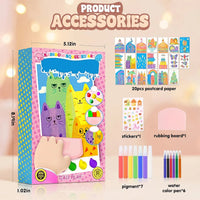 Rainbow Scratch Art Kit for Kids -DIY Magic Scratch Painting Set with 20 Art Cards, Stickers & Creative Craft Activities Trending Accessories