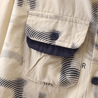 Boys Beige Typographic Shirt With Denim Pants Sets 2 pc. Sets