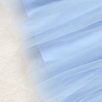 Girls Light Blue Sleeveless Round Necked Casual Dress Casual Dresses