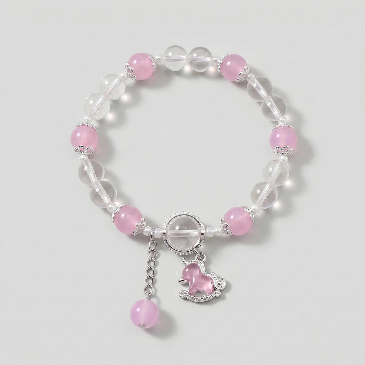Pack Of 5 Girls Multicolour Unicorn Charm Beads Bracelet Sets Bracelet