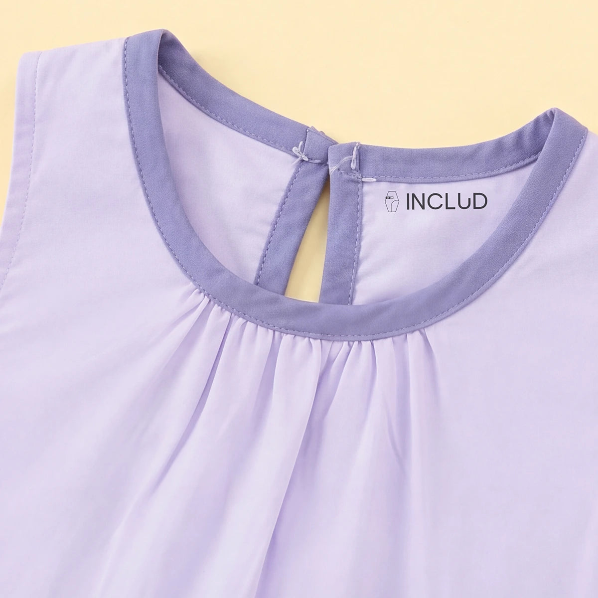 Girls Light Blue Sleeveless Top With Pants Sets 2 pc. Sets