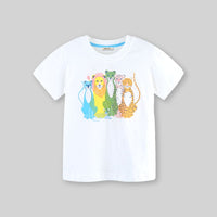 Boys Animal Print Short Sleeve T-Shirt Tshirts   