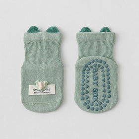 Pack of 6 Multicolour Bear Ear Ankle Length Socks Socks