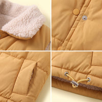 Boys Yellow Sleeveless Puffer Jacket Coats & Jackets