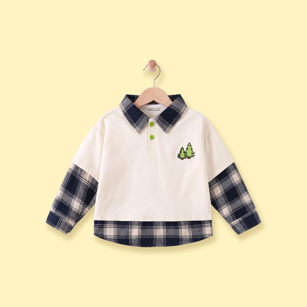Boys Off White Long Sleeve Embroidered T-Shirt Tshirts Off White 1-2 Y