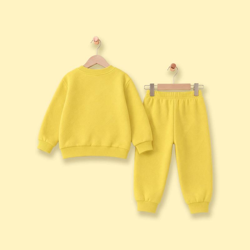Boys Yellow Sweatshirt & Joggers Co-ord Sets Sets