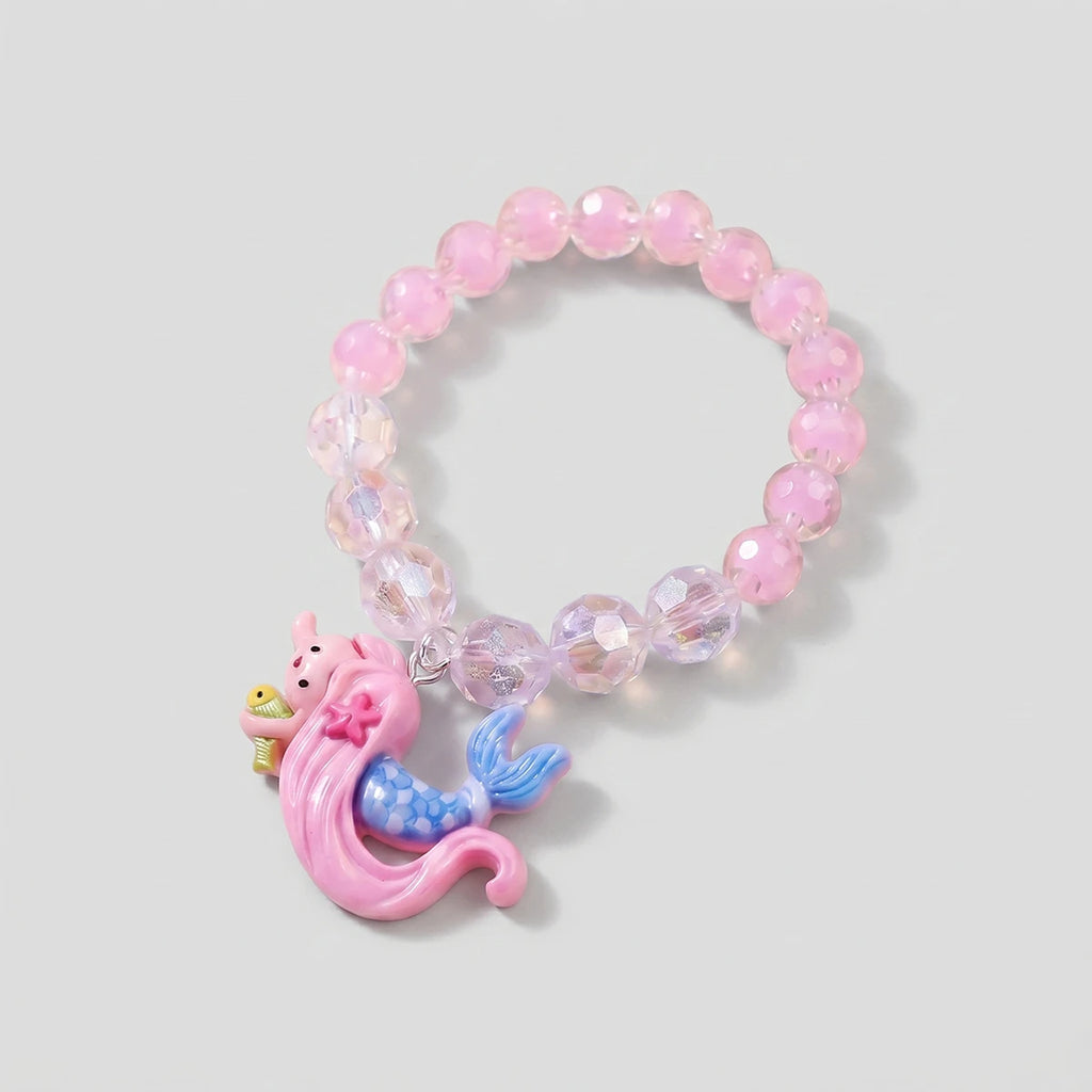 Pack Of 5 Girls Multicolour Mermaid Bead Bracelet Sets Bracelet