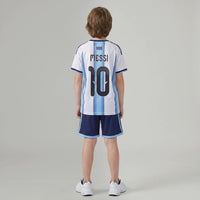 Boys Blue Alphanumeric Print Short Sleeve T-Shirt With Shorts Sets 2 pc. Sets