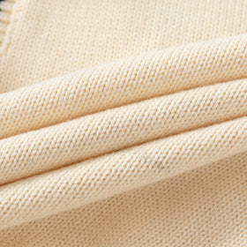 Boys Off White Self-Design Sweater Vest Sweaters & Cardigans