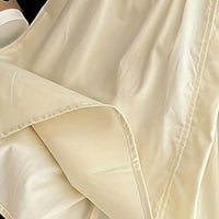 Girls Beige Sleeveless Pintucks Detailed A-line Dress With Hat Casual Dresses